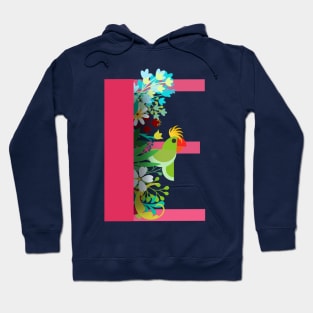 Tropical alphabet E Hoodie